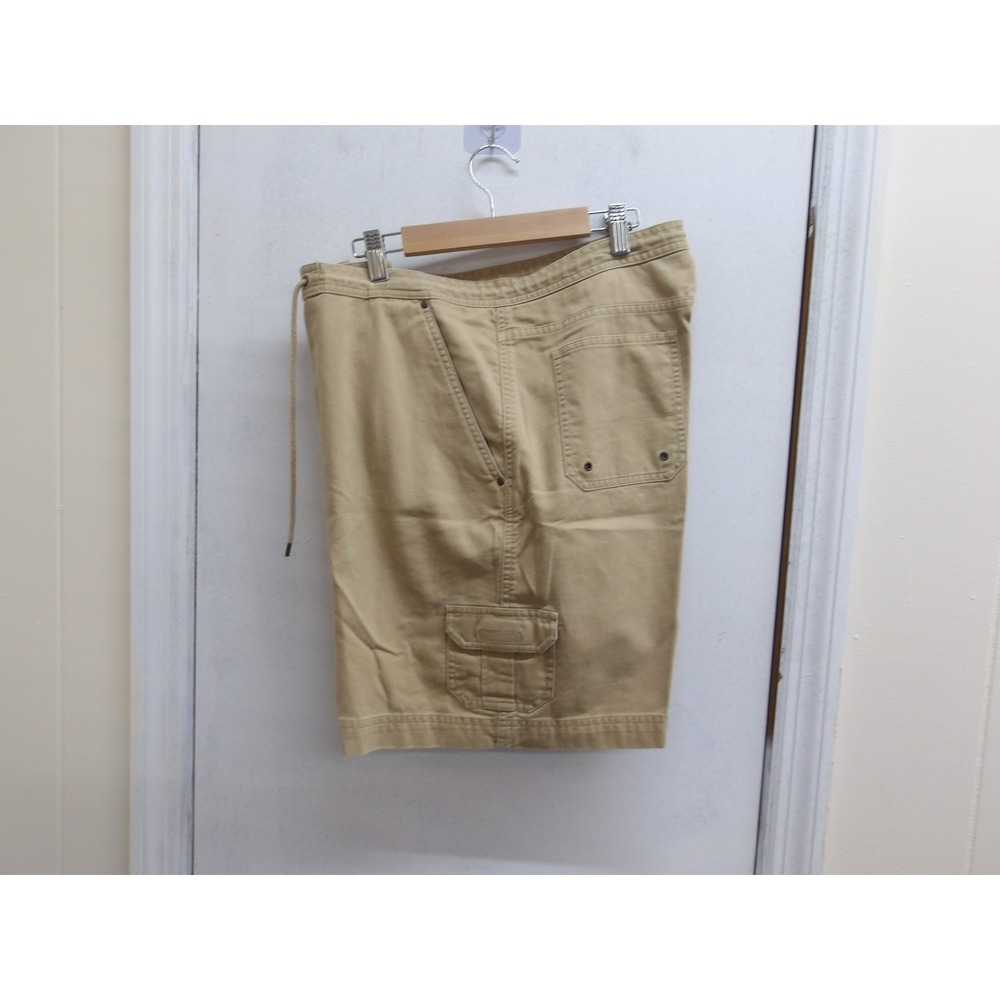 Lauren Ralph Lauren Khaki Utility Shorts Womens 14 Drawstring Canvas Tan/#26519 - Picture 2 of 4